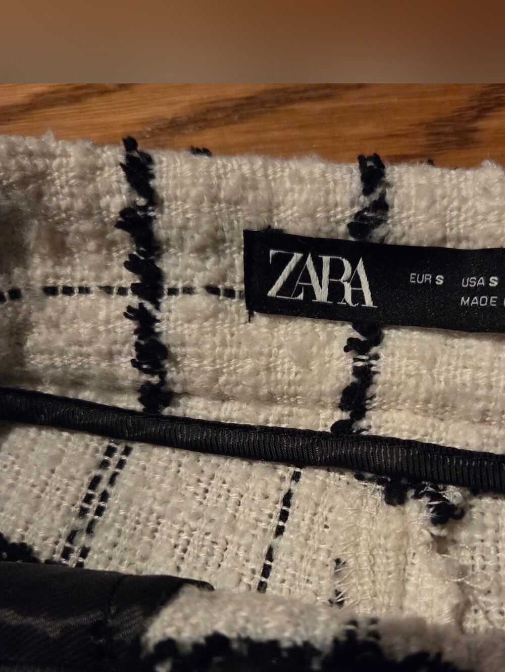 ZARA Tweed Set – Blazer & Shorts Size M/S - Picture 12 of 16